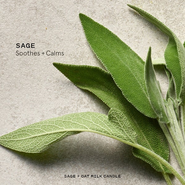 Sage Candle Benefit: Soothes and Calms